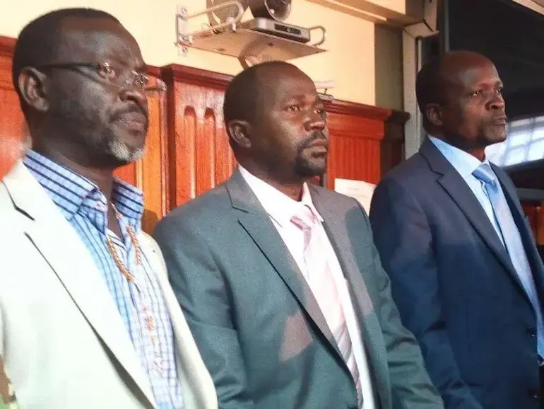 A file image of former Migori Governor Okoth Obado and his co-accused