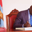President William Ruto signing a Bill into law