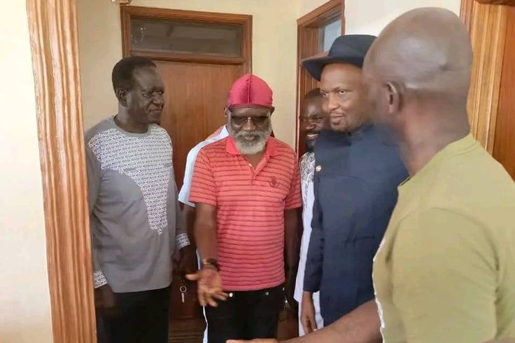 Moses Kuria, Wajackoyah grace home of Raila's loyal aide in Siaya [Photos]