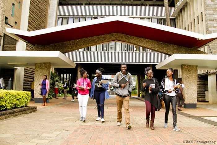 Students at the University of Nairobi
