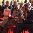 President William Ruto and Governor Johnson Sakaja during the signing of a Cooperation Agreement Between the National Government and the Nairobi City County Government