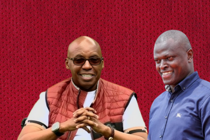 Businessman Jimi Wanjigi and Kiharu MP Ndindi Nyoro