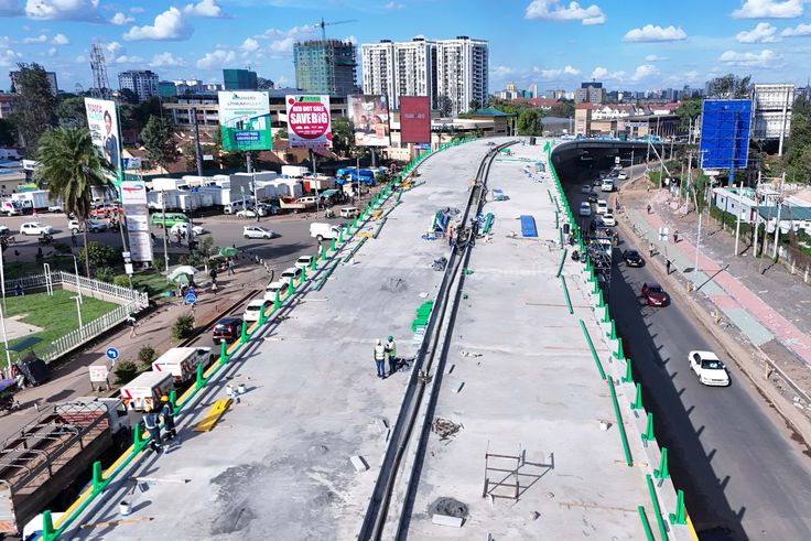 Work left before completion of Nairobi’s Junction Mall flyover [Photos]