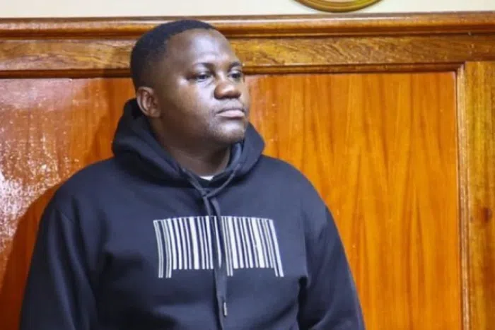 Police constable James Mukhwana in court on June 16, 2025