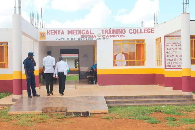 A file image of medical students strolling around in a KMTC campus in Kenya (Image: Files)