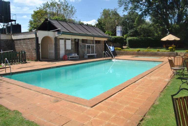 A swimming pool at Limuru Country Club, celebrated for having one of the most scenic and challenging 18-hole championship golf courses in Kenya (Image: Files)