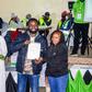 Democracy for the Citizens Party (DCP) candidate Sammy Kamau Ngotho after being declared winner of the Ol Kalou by elections