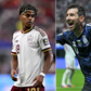 A collage of Lamine Yamal and Lionel Messi who will face each other in the FIFA World Cup finals