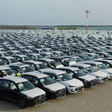 Imported vehicles at the Port of Mombasa