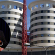 File image of Nation Media Group (NMG) CEO Geoffrey Odundo and the Nation Centre