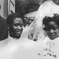 A young Raila Odinga (former Prime Minister of Kenya, now deceased) and Ida Odinga, at their wedding in 1973