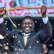 Former President Uhuru Kenyatta and President William Ruto at his inauguration ceremony in Nairobi on September 22, 2024