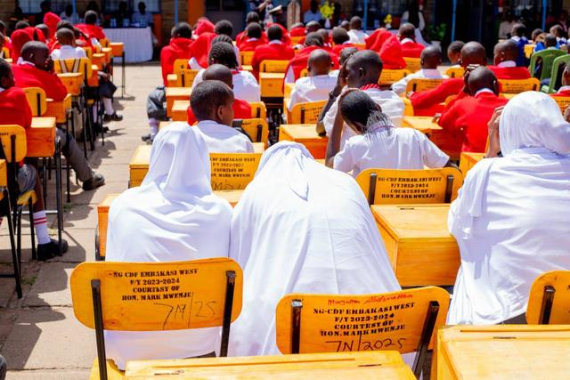 Students at Tumaini Primary School
