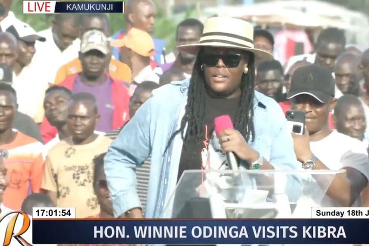 Winnie Odinga’s bold declarations after storming Kamkunji grounds with Raila Jnr
