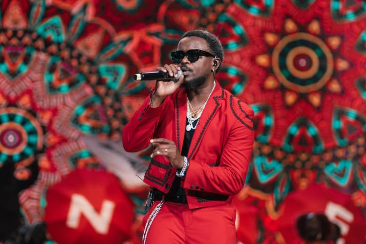 Nyashinski performs on the opening night of The Showman Residency at Carnivore Grounds, April 4, 2026