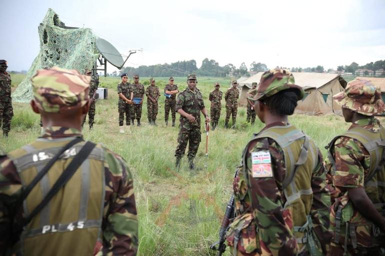 KDF soldiers at an intensive training program in Isiolo ahead of their planned deployment to Somalia, where they will serve under the African Union Support and Stabilisation Mission in Somalia (AUSSOM) (Image: Files)