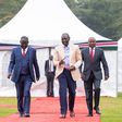 President William Ruto, ODM leader Raila Odinga and Deputy President Kithure Kindiki