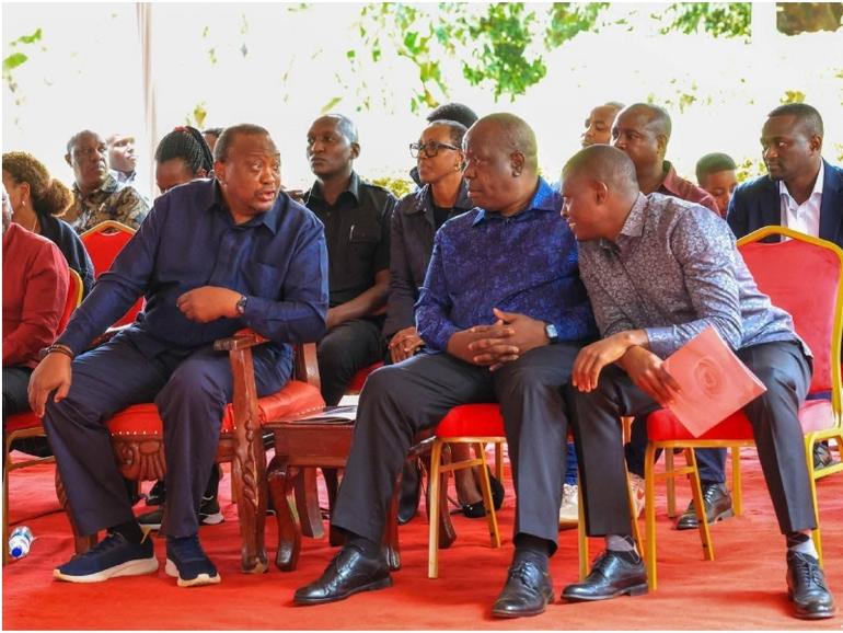 Uhuru Kenyatta and William Ruto