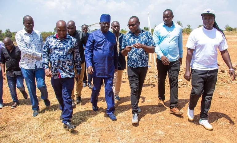 DJ Spider with Raila Odinga