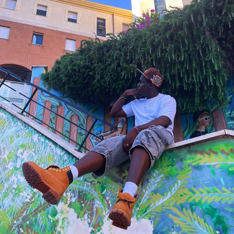 Kenyan Italian rapper Masa