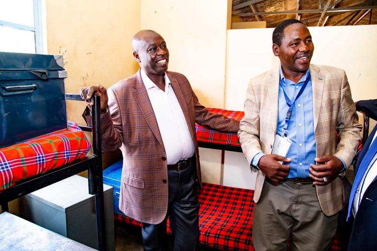 File image of Rigathi Gachagua at Kianyaga High School