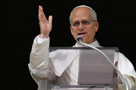 File image of Pope Leo XIV during a past event