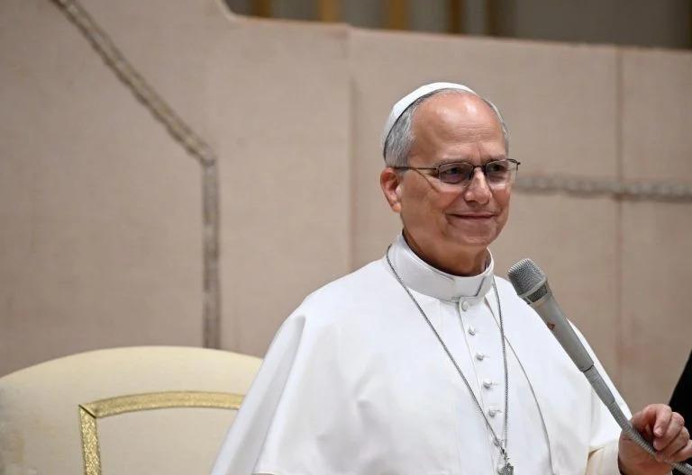 File image of Pope Leo XIV during a past event