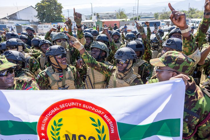 U.S. Military escort & fanfare: How 217 Kenyan troops arrived in Haiti