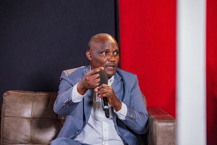 Treasury CS John Mbadi speaking during the Youth Parliament, where he engaged young people on the Finance Bill 2025