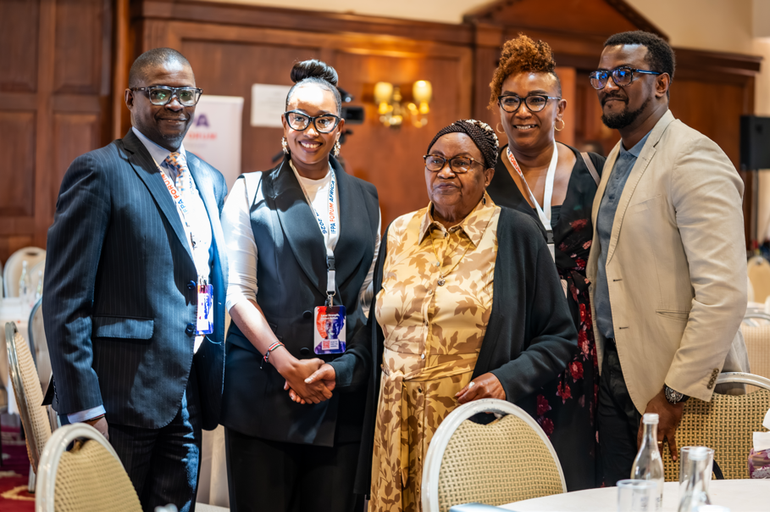 Janet Mbugua and the Waweru family