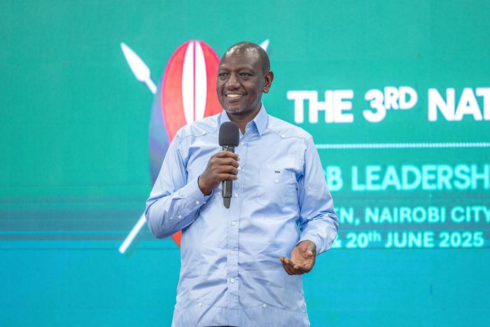 President William Ruto at the National Executive Retreat in Nairobi