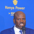Kenya Power MD Joseph Siror presenting the company's full year results on October 29, 2024