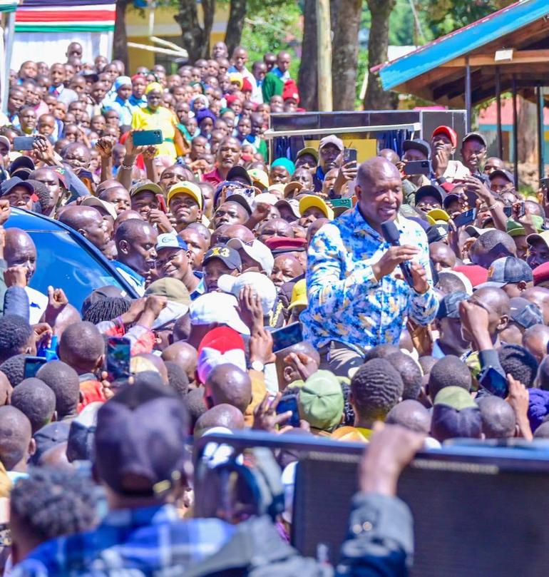 File image of Kericho governor Erick Mutai at a public event
