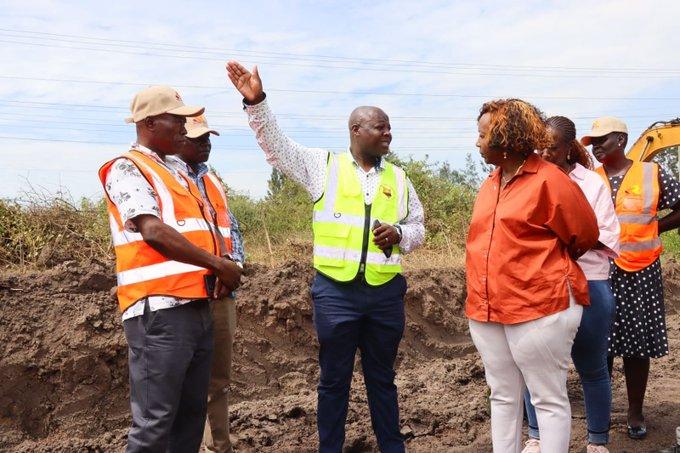 NLC and Kenya Railways during the inspection of Naivasha–Kisumu–Malaba Standard Gauge Railway (SGR) extention