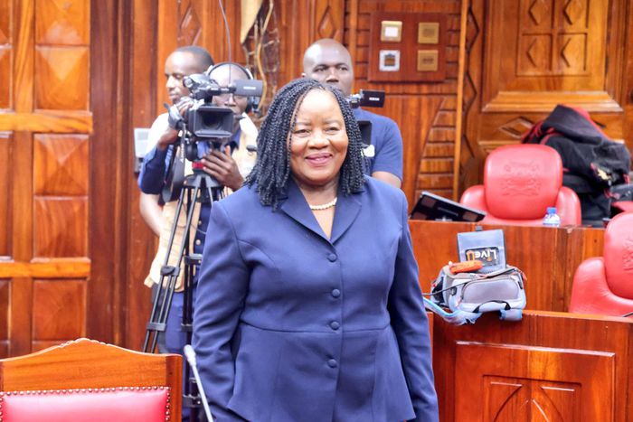 Mama Ida Odinga during her vetting in the National Assembly