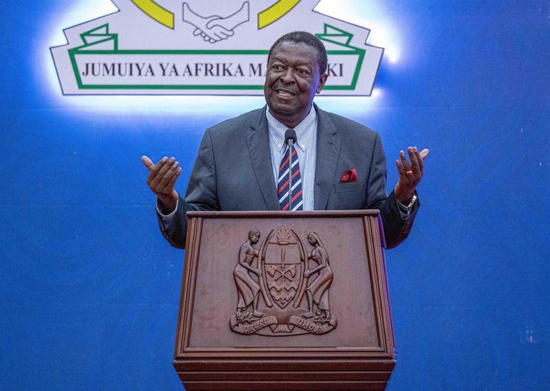 Prime CS in charge of Foreign Affairs Musalia Mudavadi speaking at a past event