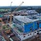 Ongoing construction of the Bomas International Convention Complex (BICC)