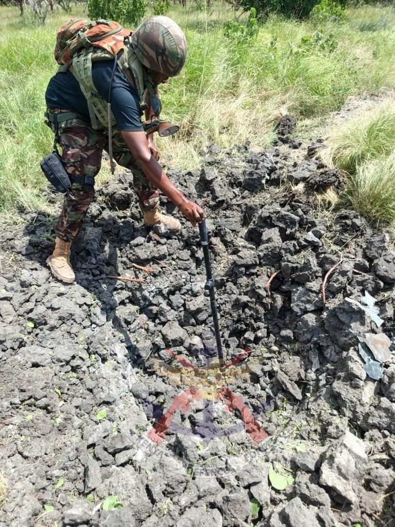 KDF find hidden bombs along roads used by civilians