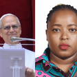 Photo collage of Pope Leo XIV and Kenyan development and humanitarian leader Lucy Afandi Esipila. (Image: Pope Leo XIV-Caritas)