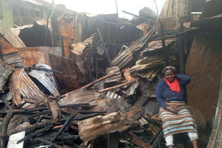 PHOTOS: Aftermath of Kamukunji fire which left 6 dead, 16 injured