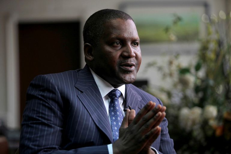 Nigerian businessman Aliko Dangote