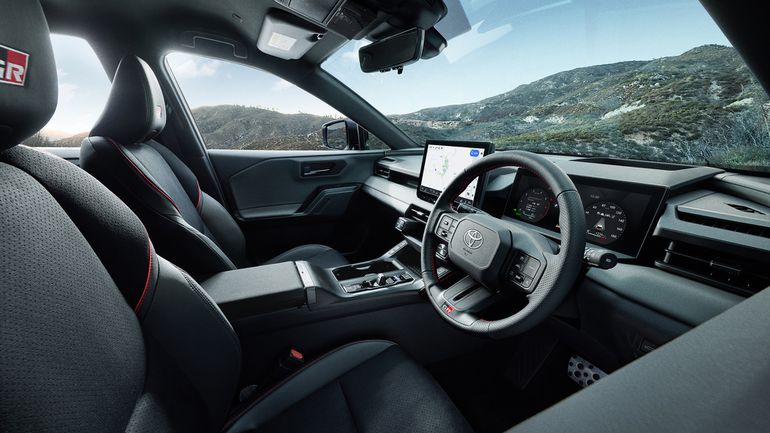 The 2026 Toyota RAV4 Plug-in Hybrid EV, featuring the GR Sport trim