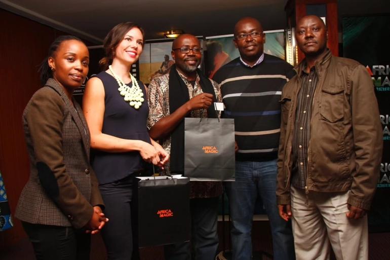 Buni Media co-founder Marie Lora-Mungai and the XYZ Production team