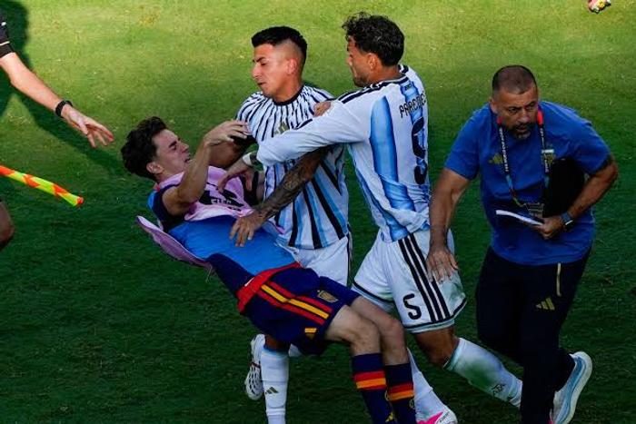 The brawl that erupted after FIFA World Cup final