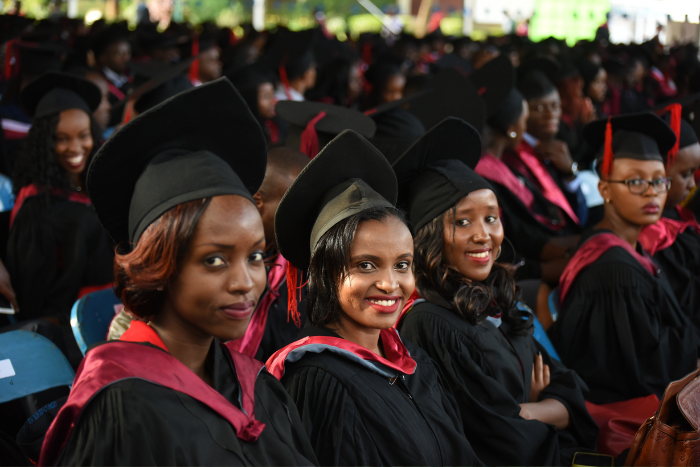 A past graduation ceremony at the University of Nairobi (UoN). (Image: UoN)