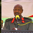 Photo collage of the late former Lugari MP Cyrus Jirongo and Ugandan President Yoweri Museveni