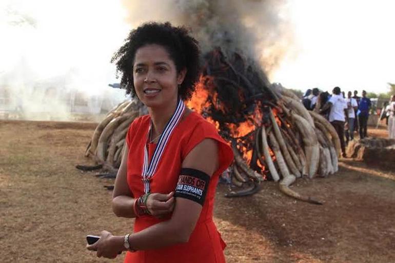 Dr. Paula Kahumbu made history by winning the inaugural Esmond B. Martin Royal Geographical Society Prize for her leadership, pioneering conservation work and inspiration of future conservation leaders in Africa (Image: Files)