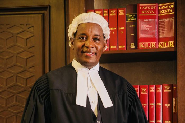 RMS Editorial Director Linus Kaikai, dressed in an advocate's gown and wig shortly after his admission to the Bar on November 2, 2025
