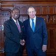 Prime Cabinet Secretary and Foreign Affairs Minister Musalia Mudavadi with Russian Foreign Minister Sergey Lavrov in Moscow on March 16, 2026