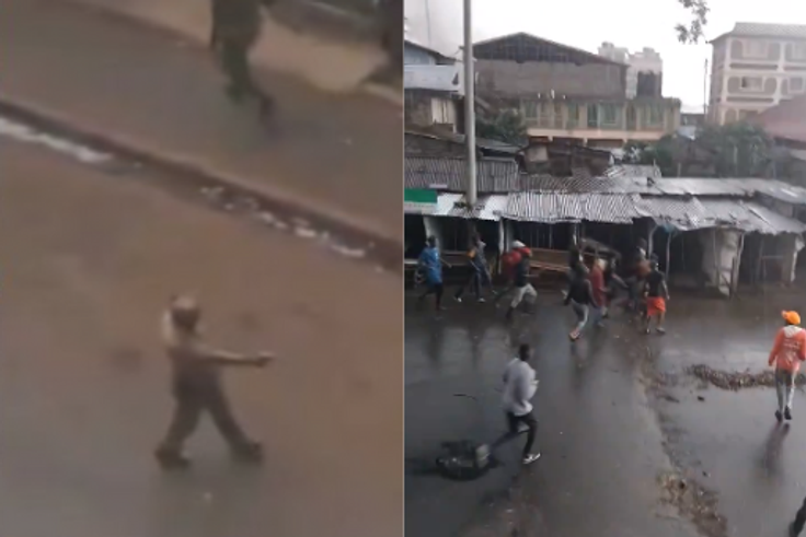 Last minutes of man shot dead at protests as video of cop firing at crowd emerges